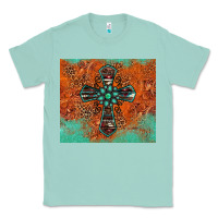 Seafoam western cross tumbler Classic Tee - Jasminsmagicworld