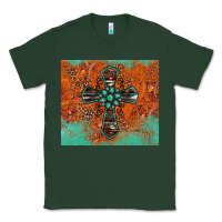 Sports Green western cross tumbler Classic Tee - Jasminsmagicworld