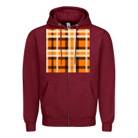 Burgundy tartan seamless pattern bbs Zipper Hoodie - BundleAndBundleShop