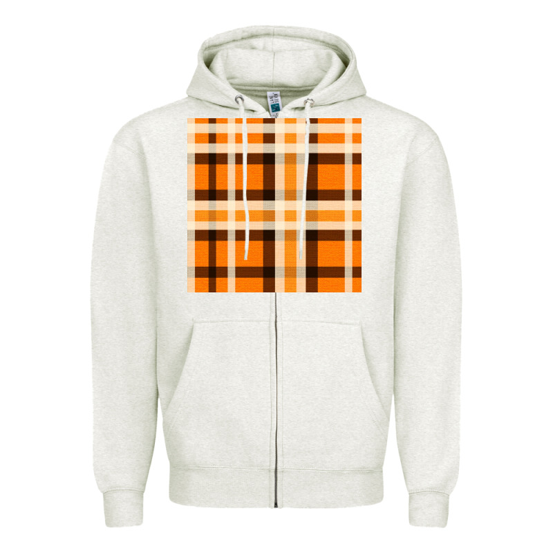 Tartan Seamless Pattern Bbs Zipper Hoodie by BundleAndBundleShop | Teevron