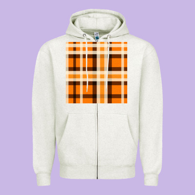 Tartan Seamless Pattern Bbs Zipper Hoodie Designed By Bundleandbundleshop