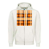 Oatmeal Heather tartan seamless pattern bbs Zipper Hoodie - BundleAndBundleShop