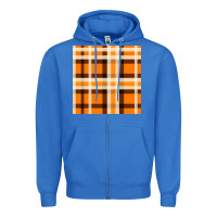 True Royal tartan seamless pattern bbs Zipper Hoodie - BundleAndBundleShop