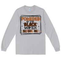 Moon Dust powered by the black women before me Long Sleeve Tee - MaliasSmallBusiness