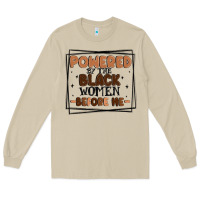 Mushroom powered by the black women before me Long Sleeve Tee - MaliasSmallBusiness