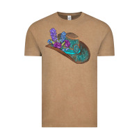 Vintage Coffee cowboy hat Vintage Tee - AdoDesignShop