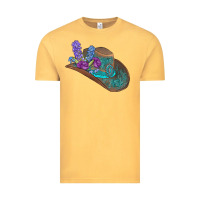 Vintage Mustard cowboy hat Vintage Tee - AdoDesignShop