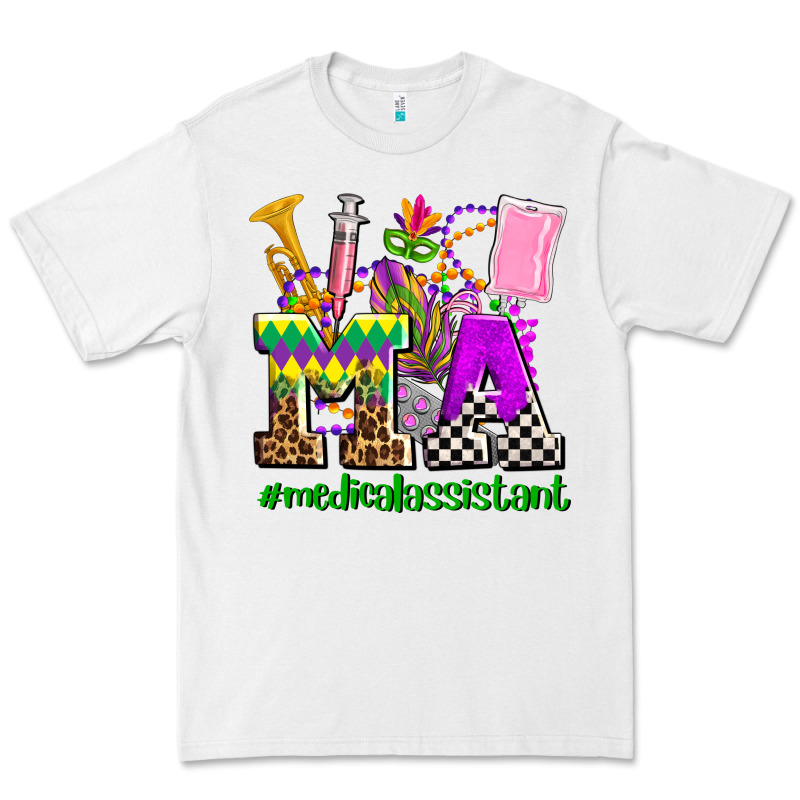 Mardi Gras Ma Medical Assistant Premium Tee by AdoDesignShop | Teevron