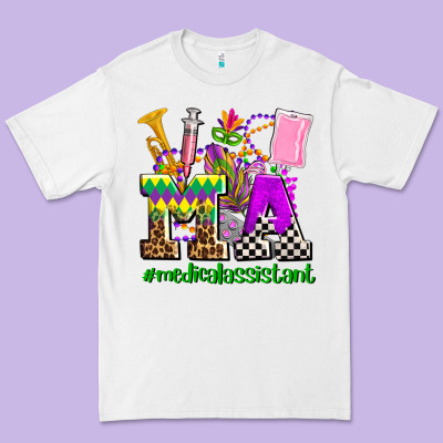 Mardi Gras Ma Medical Assistant Premium Tee Designed By Adodesignshop