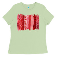 Matcha valentine's day brushstroke Ladies Tee - RanaPortraitStore