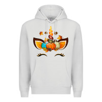 Dove Grey Unicorn Fall Premium Hoodie - texasbilliewilder