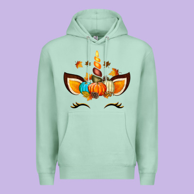 Unicorn Fall Premium Hoodie Designed By Texasbilliewilder