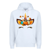 White Unicorn Fall Premium Hoodie - texasbilliewilder