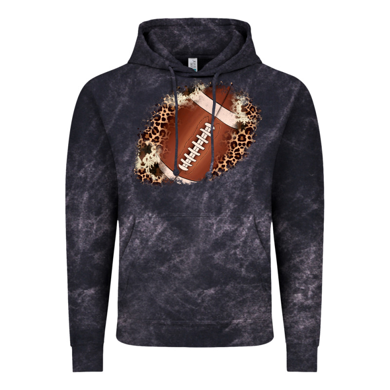 Football Cowhide Leopard Patch Vintage Hoodie by JahusDesignShop | Teevron