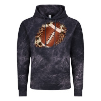 Cloud Black football cowhide leopard patch Vintage Hoodie - JahusDesignShop