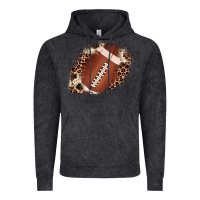 Vintage Black football cowhide leopard patch Vintage Hoodie - JahusDesignShop