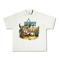 Pistachio country mama Urban Heavy Tee - NancyCooperArtShop