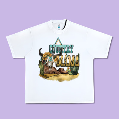 Country Mama Urban Heavy Tee Designed By Nancycooperartshop
