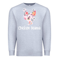 Heather Grey Chicken Mama Premium Sweatshirt - Bettercallsaul
