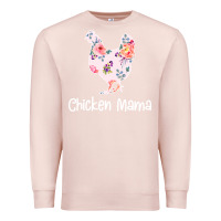 Pale Pink Chicken Mama Premium Sweatshirt - Bettercallsaul