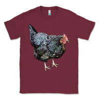 Burgundy jersey giant chicken Classic Tee - LillyAllenDesigns
