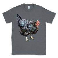 Charcoal Heather jersey giant chicken Classic Tee - LillyAllenDesigns