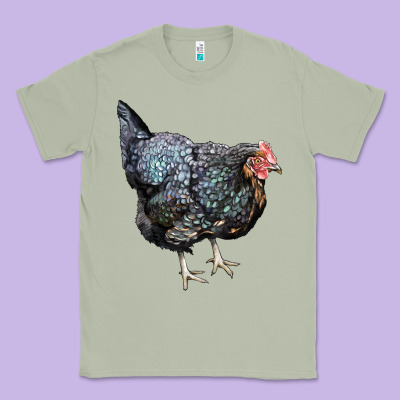 Jersey Giant Chicken Classic Tee Designed By Lillyallendesigns