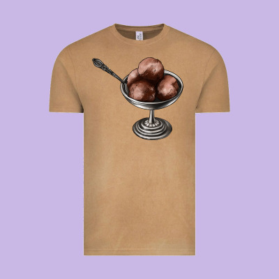 Chocolate Ice Cream Vintage Tee Designed By Adodesignshop