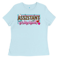 Baby Blue assistant principal Ladies Tee - texasbilliewilder