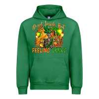 Emerald St. Patrick's Dead inside but feeling lucky Urban Hoodie - HowdyJamesFarm