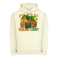 Pigment Pistachio St. Patrick's Dead inside but feeling lucky Urban Hoodie - HowdyJamesFarm