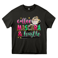 Asphalt coffee mascara and hustle Heavy Core Tee - Zillion Design Studio