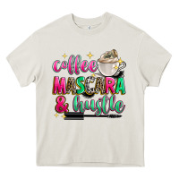 Coffee Mascara And Hustle Heavy Core Tee | Teevron