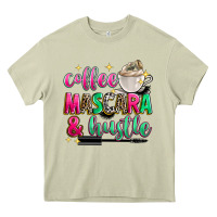 Mossy coffee mascara and hustle Heavy Core Tee - Zillion Design Studio