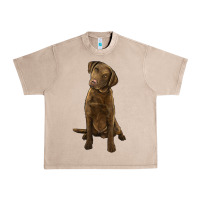 French Oak chesapeake bay retriever Urban Heavy Tee - LillyAllenDesigns