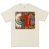 Bone Virgin Mary Mexican Flag Premium Tee - CTS Tumbler Store