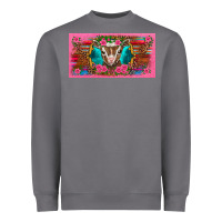 Storm western baby boer goat pink flowers serape leopard pink glitter patter Heavyweight Sweatshirt - BarkalooDesign