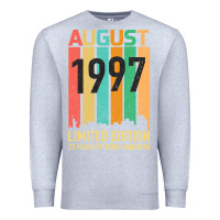 Heather Grey August 1997 23 Years Old 23rd Birthday Premium Sweatshirt - Bettercallsaul