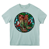 Arona Christmas Cowboy Boots Heavy Core Tee - RanaPortraitStore