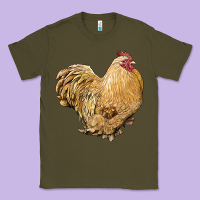 Cochin Rooster Classic Tee Designed By Lillyallendesigns