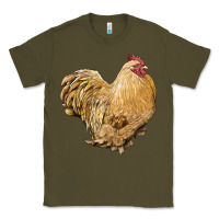 Army Green cochin rooster Classic Tee - LillyAllenDesigns