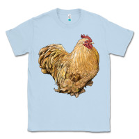 Dusty Blue cochin rooster Classic Tee - LillyAllenDesigns