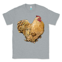 Heather Grey cochin rooster Classic Tee - LillyAllenDesigns