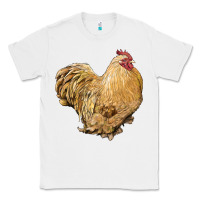 White cochin rooster Classic Tee - LillyAllenDesigns