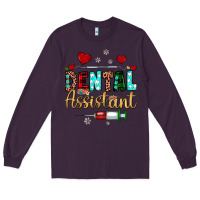 Plum Christmas dental assistant Long Sleeve Tee - JahusDesignShop