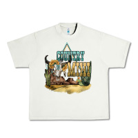 Pistachio country mini Urban Heavy Tee - NancyCooperArtShop