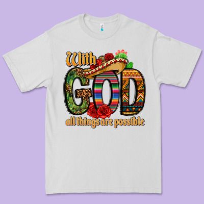 With God All Things Are Possible Premium Tee Designed By Cts Tumbler Store