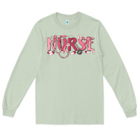 Matcha nurse breast cancer awareness Long Sleeve Tee - MaliasSmallBusiness