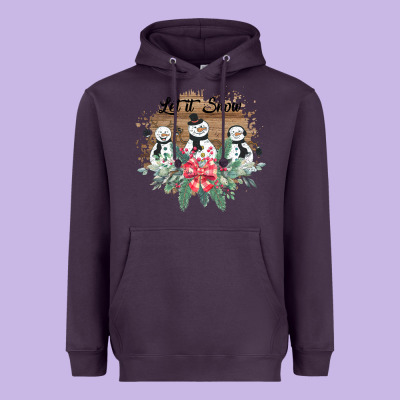 Let It Snow Heavyweight Hoodie Designed By Bettercallsaul
