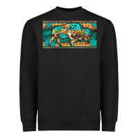 Black western  bison wild soul turquoise's gemstones  license plate template Heavyweight Sweatshirt - BarkalooDesign